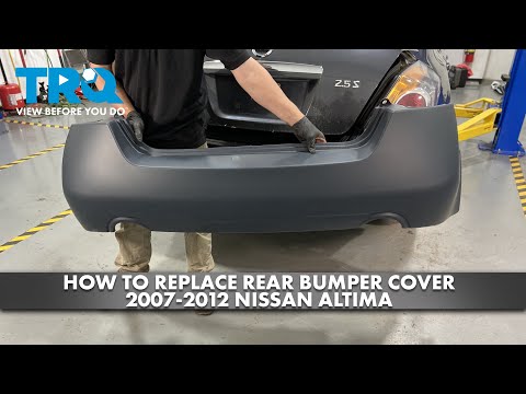 How to Replace Rear Bumper Cover 2007-2012 Nissan Altima