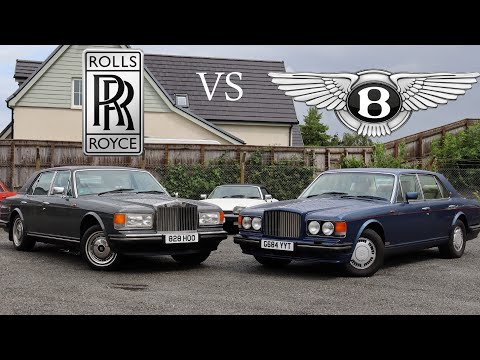 Rolls Royce Silver Spirit vs Bentley Turbo R - Crewe Built Luxury Battle!