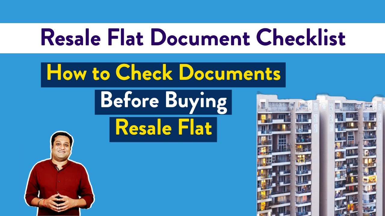 How to Check Documents Before Buying a Resale Flat | Resale Flat Document Checklist