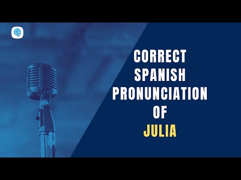 How to pronounce 'Alphabets' (Julia) in Spanish? | Spanish Pronunciation