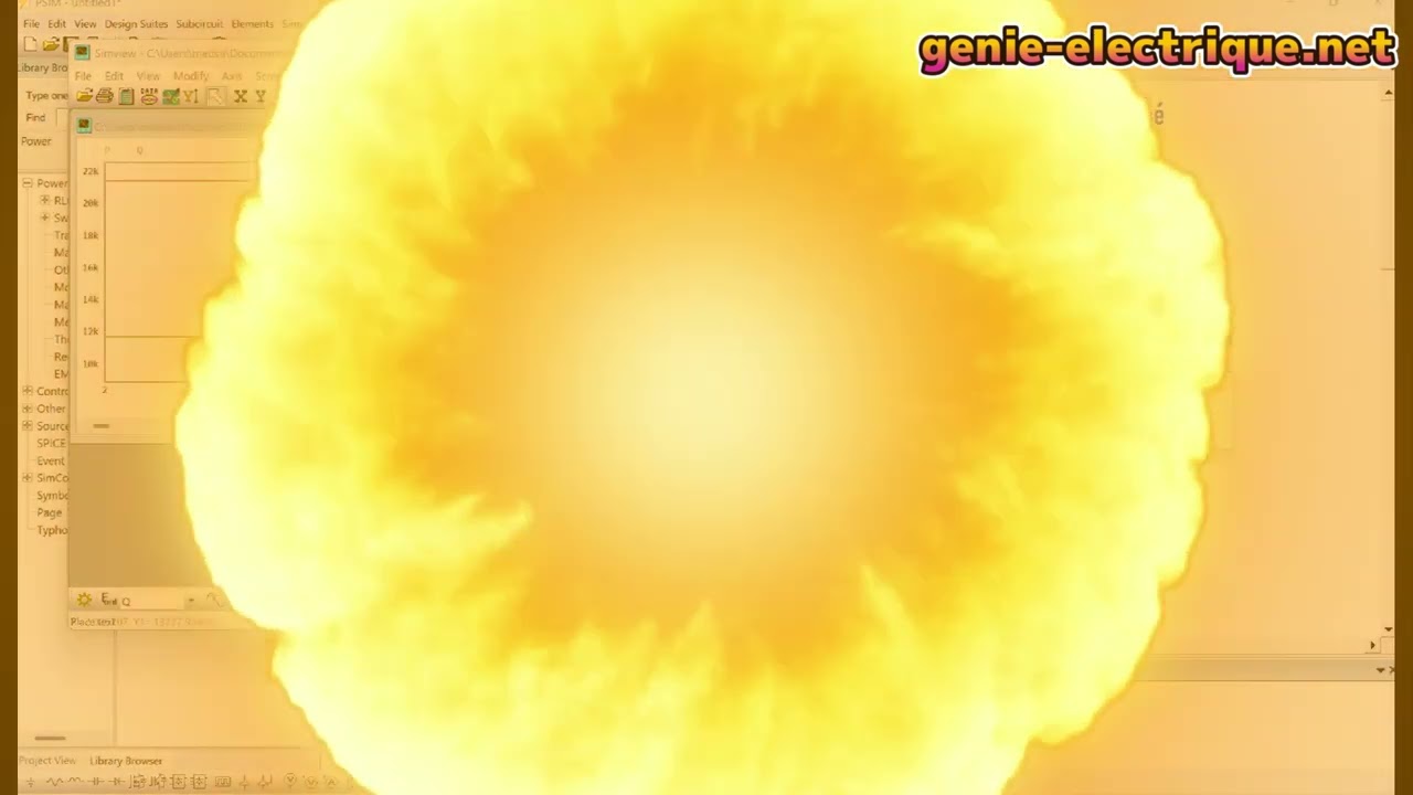 Mesure des puissances active, réactive et apparente sur un système triphasé avec PSIM