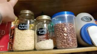 My Beginner Prepping - Kitchen Stock/Storage of Food