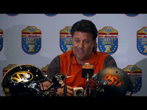 Liberty Bowl - Mike Gundy press conference