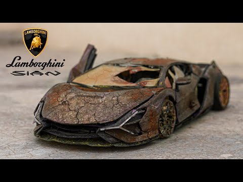 Restoration Abandoned Lamborghini SIAN Super Sport Car