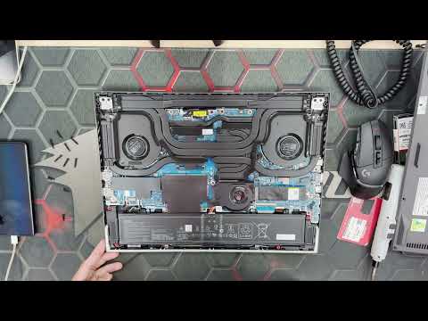How to open ASUS ROG Strix G16 (G614, 2023) - Teardown and upgrade ram