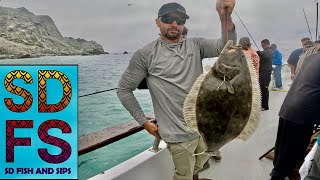 Catalina Island California Halibut Fishing on The Pursuit Full Day Sportfishing Boat 22nd St Landing