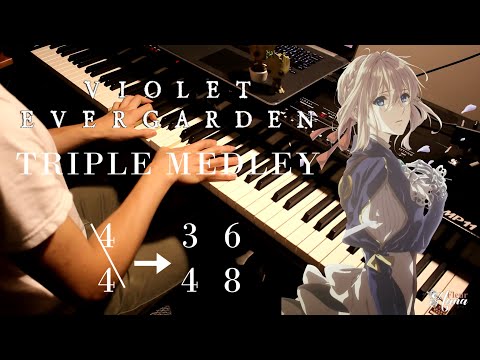 Violet Evergarden OST... Reimagined.  -  Violet Evergarden Triple Medley [Piano]