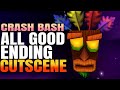 Crash Bash All Cutscene Good Endings Global Subtitles