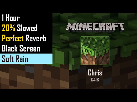 EPIC 20% Slowed Minecraft Music + Rain!