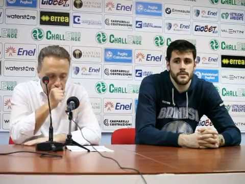 Conferenza stampa post gara Enel Brindisi vs JSF Nanterre - Zerini- coach Bucchi