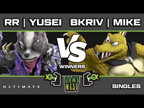 Game Nest Smash It Up: RR | Yusei (Wolf) vs BKRIV | Mike (King K Rool) - Winners Round 3