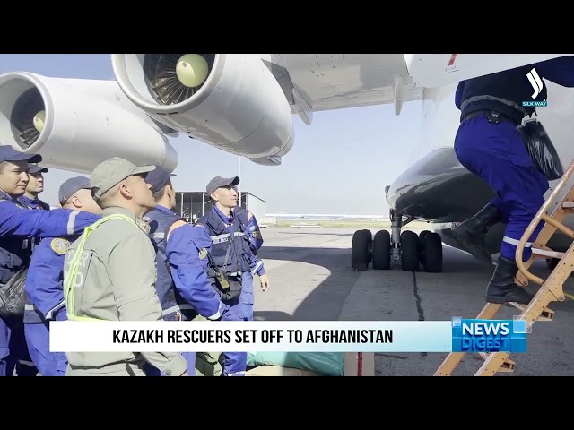 Kazakh rescuers set off to Afghanistan
