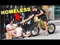 Feeding The Homeless On My Surron