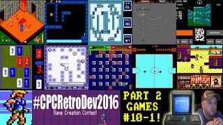 [AMSTRAD CPC] CPC Retrodev 2016 Game Creation Contest! Part 2 : Games #10-1