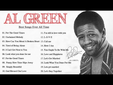 AlGreen Greatest Hits Full Album 70's 80's -- Top Hit Soul Songs