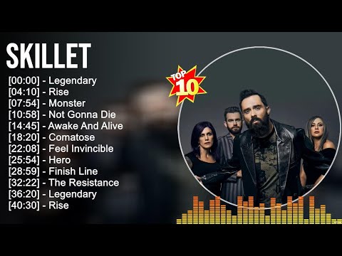 Skillet Greatest Hits ~ Top 10 Alternative Rock songs Of All Time