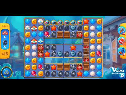 Fishdom. 4447 level no boosters and diamonds