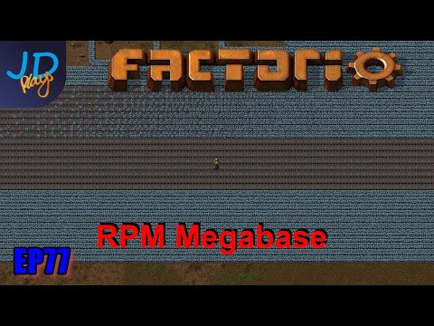 Factorio 0.17 Ep77 Pre Warming the System | RPM Megabase