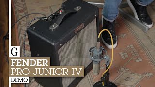 Video thumbnail for Fender Pro Junior IV SE Demo by Guitarist