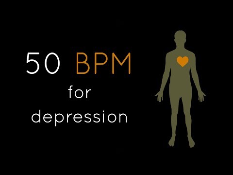 1h Heartbeat + Deep Bass (50 BPM) | Relaxing Meditation Music