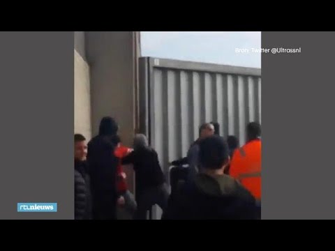 Beelden supportersrellen NAC - Willem II - RTL NIEUWS