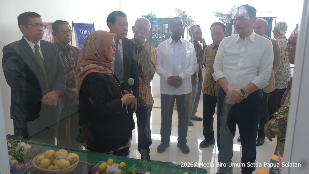 Gubernur Apolo Safanpo Dampingi Ketua DEN Luhut Panjaitan Tinjau TSTH2 Humbang Hasundutan