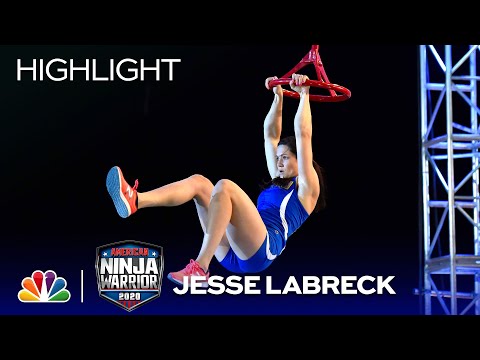 Jesse Labreck Conquers Stage 1 - American Ninja Warrior: USA vs. The World