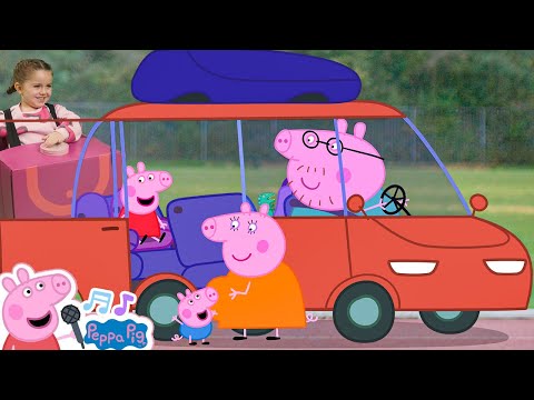 Pig Family's Big New Red Car 🚗 NEW Kids Song 🎶 Peppa Pig 🐷 Peppa Pig Cartoon | Peppa Pig Music