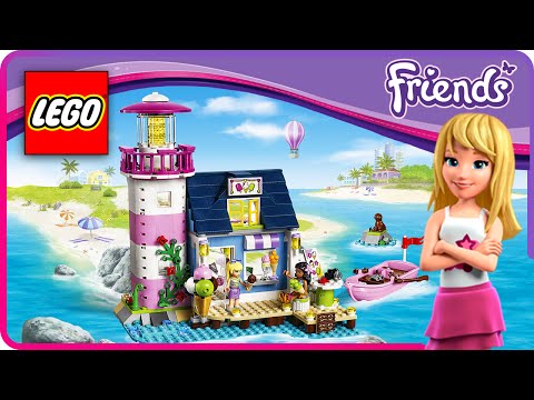 ♥ LEGO Friends HEARTLAKE LIGHTHOUSE Stop Motion Funny Build
