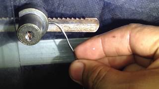 How to open Display case or Glass Cabinet lock without key