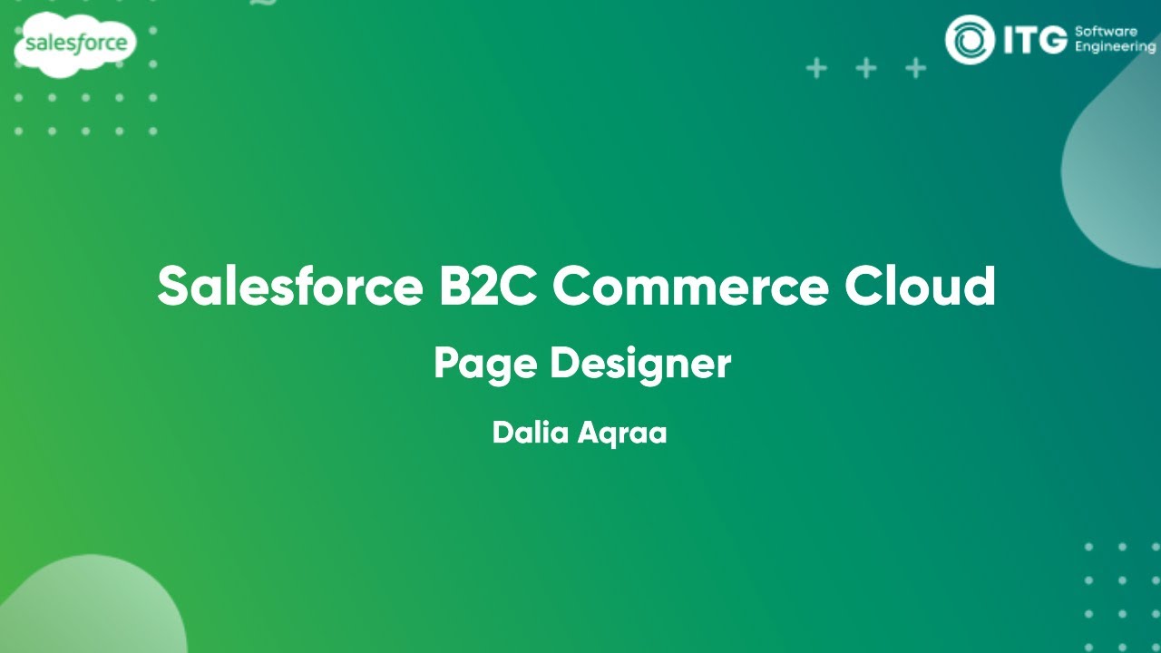Salesforce B2C Commerce Cloud - Page Designer