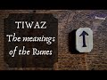 Tiwaz - The Meanings of the Runes - Teiwaz, T-rune