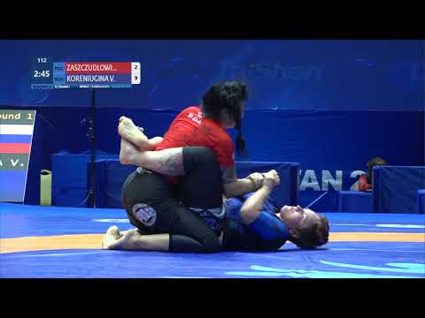 Round 1 Women's GP No-Gi - +71 kg: M. ZASZCZUDLOWI (POL) v. V. KORENIUGINA (RUS)