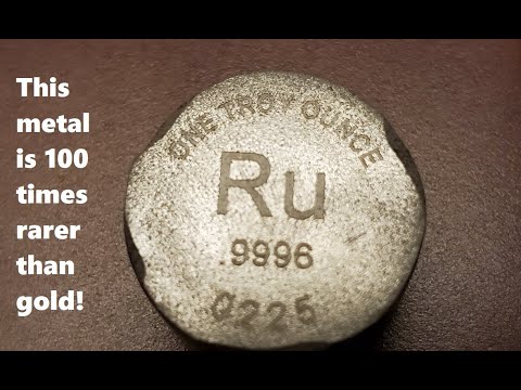 Ruthenium Metal | Very Rare Exotic Bullion Ingot!