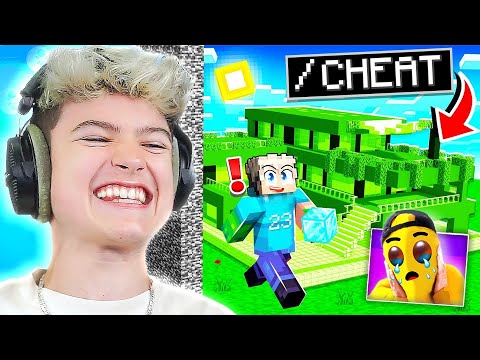 Ich PRANKE in einer YOUTUBER BAU CHALLENGE bis ALLE AUSRASTEN in Minecraft!