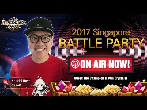 SINGAPORE BATTLE PARTY 2017 - Summoners War RTA Tournament