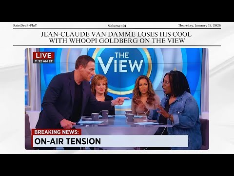 Jean-Claude Van Damme Loses His Cool with Whoopi Goldberg on The View