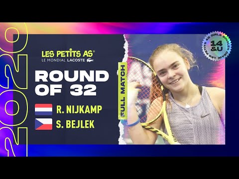 Les Petits As 2020 | Girls Round of 32 | Rose Marie Nijkamp vs. Sara Bejlek