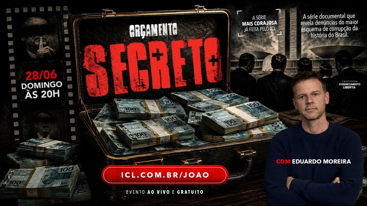 ORÇAMENTO SECRETO - A SÉRIE MAIS CORAJOSA JÁ FEITA PELO ICL - 28/06 ÀS 20h