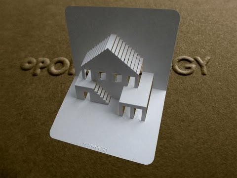 Pop Up House Card #3 Tutorial - Origamic Architecture