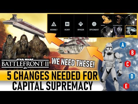 5 CHANGES NEEDED FOR CAPITAL SUPREMACY! Star Wars Battlefront 2