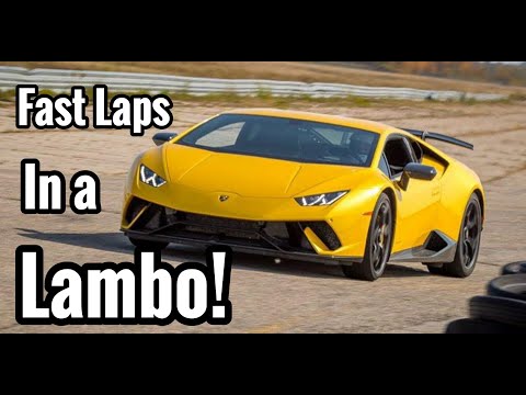 Watch an INSANE Lambo Lap Around Gimli Motorsports Park!