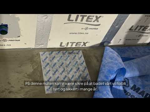 "LITEX-membranen: Den Beste Løsningen for Et Fuktfritt og Sikkert Bad"