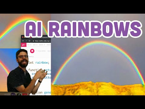Coding Challenge #150: AI Rainbows with Runway and p5.js