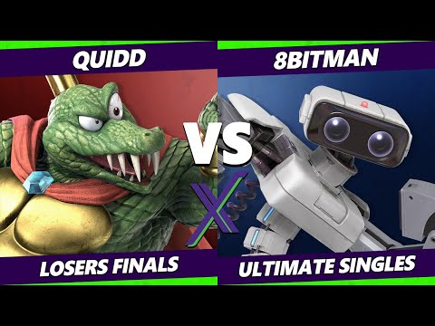 S@X 376 Online Losers Finals - Quidd (Pac-Man, K Rool) Vs. 8BitMan (ROB) Smash Ultimate - SSBU