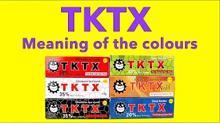 TKTX - Colours meaning [debunked!]