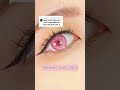 Pink Cosplay Contact Lenses Vision Test Sweetycon Uniqso Contactlenses Cosplay Shorts Cute