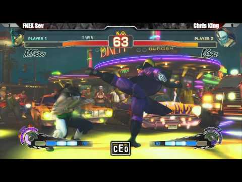 SSF4 AE2012 FNEX Sev vs Chris King - CEO 2012 Tournament