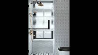 Classic Black and White various size such Mosaic Tiles