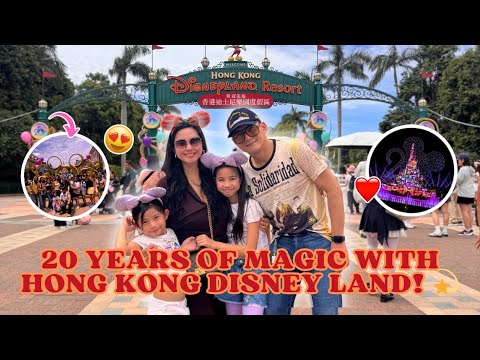20 YEARS OF MAGIC WITH HONG KONG DISNEY LAND! 💫 | Mariel Padilla Vlog